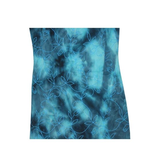 Vintage Y2K Byer Too! Dress Size Medium Tie Dye Floral Asymmetrical Fairy Formal - Picture 3 of 12